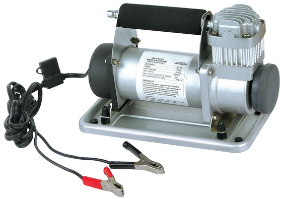 Máy nén khí 12vdc kim loại bạc xách tay Bảo hành một năm