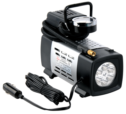 Giá tốt. Máy nén khí dùng cho xe bằng kim loại màu đen nhẹ 12V Với tất cả các chuyến đi cho xe chống lạm phát trực tuyến