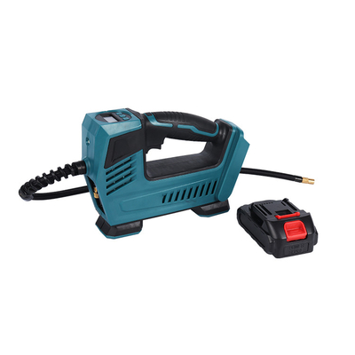 Máy nén không khí ô tô số với pin và đèn LED để bơm lốp xe