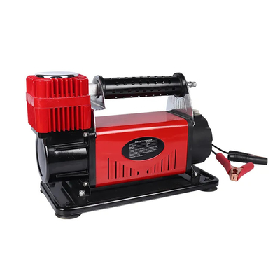 Máy nén không khí xe hơi DC12V với máy đo áp suất Lốp xe hơi Máy bơm không khí Máy nén không khí một xi lanh