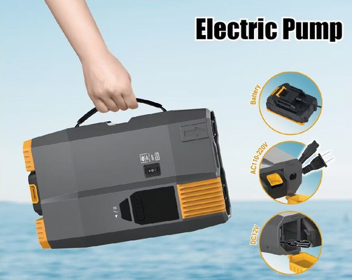 12 volt bơm điện với pin và AC110V-220V làm việc lâu 20psi với màn hình