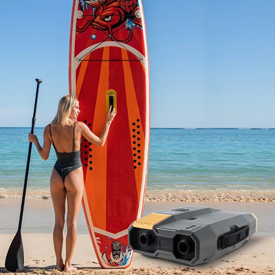 5000mAH Capacity Battery SUP Bơm điện cho bể bơi bơi nổi Kayak Paddle Board 20PSI 12V/110-240V