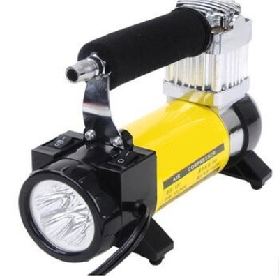 Giá tốt. Máy nén khí sốc âm lượng cao 12v màu vàng Máy nén khí sốc ba trong một trực tuyến