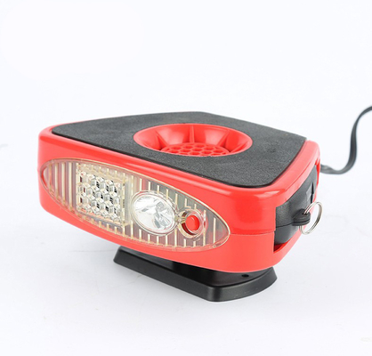 ABS Dc12v Động cơ cầm tay PTC Ceramic Fan Heaters với đèn LED