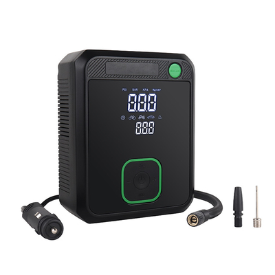 Máy nén không khí điện tử không dây có thể sạc lại với màn hình LCD Máy bơm không khí DC 12V di động