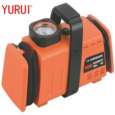AC110-230v Máy bơm lốp xe ô tô DC12v có tay cầm