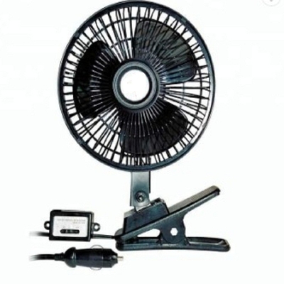 Giá tốt. Quạt làm mát ô tô màu đen Chất liệu nhựa 12v / 24v với một nửa bảo vệ bằng kim loại an toàn trực tuyến