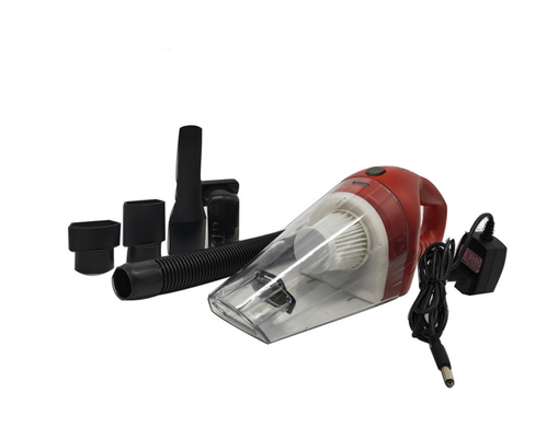 Máy hút bụi ô tô cầm tay không ghi âm 12v Dc Màu đỏ và trắng